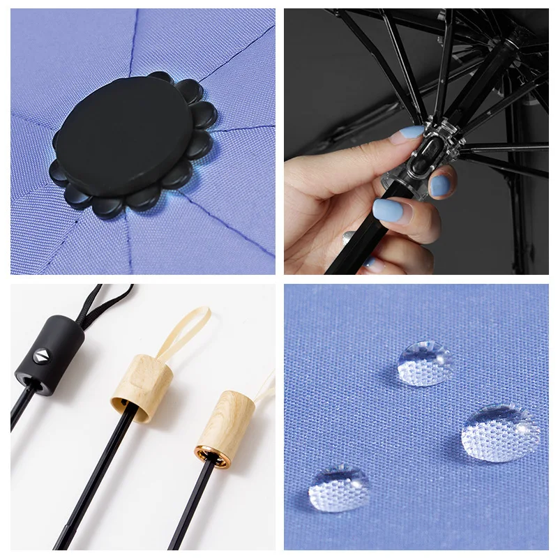 Manual Bear Umbrella Sun Protection Umbrella Cute Cartoon Vinyl Sun Hangzhou Three-fold Sunny for Women