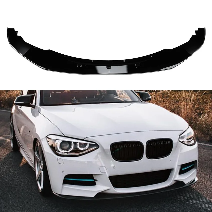 

For BMW 1 Series F20 F21 120i M Sport 2012 2013 2014 Car Front Bumper Lip Body Kit Spoiler Bumper Canard Lip Splitter