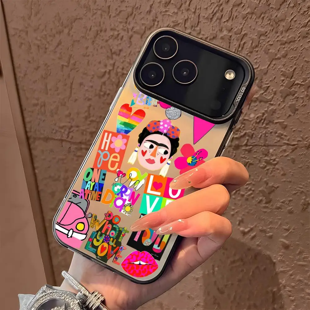 Frida Kahlo Designer Matte Laser Aurora Phone Case