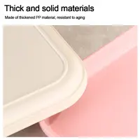 Rectangular Pallet Nordic Multiple Colors Plastic Storage Tray Food Bread Pan Hotel Service Tray 2