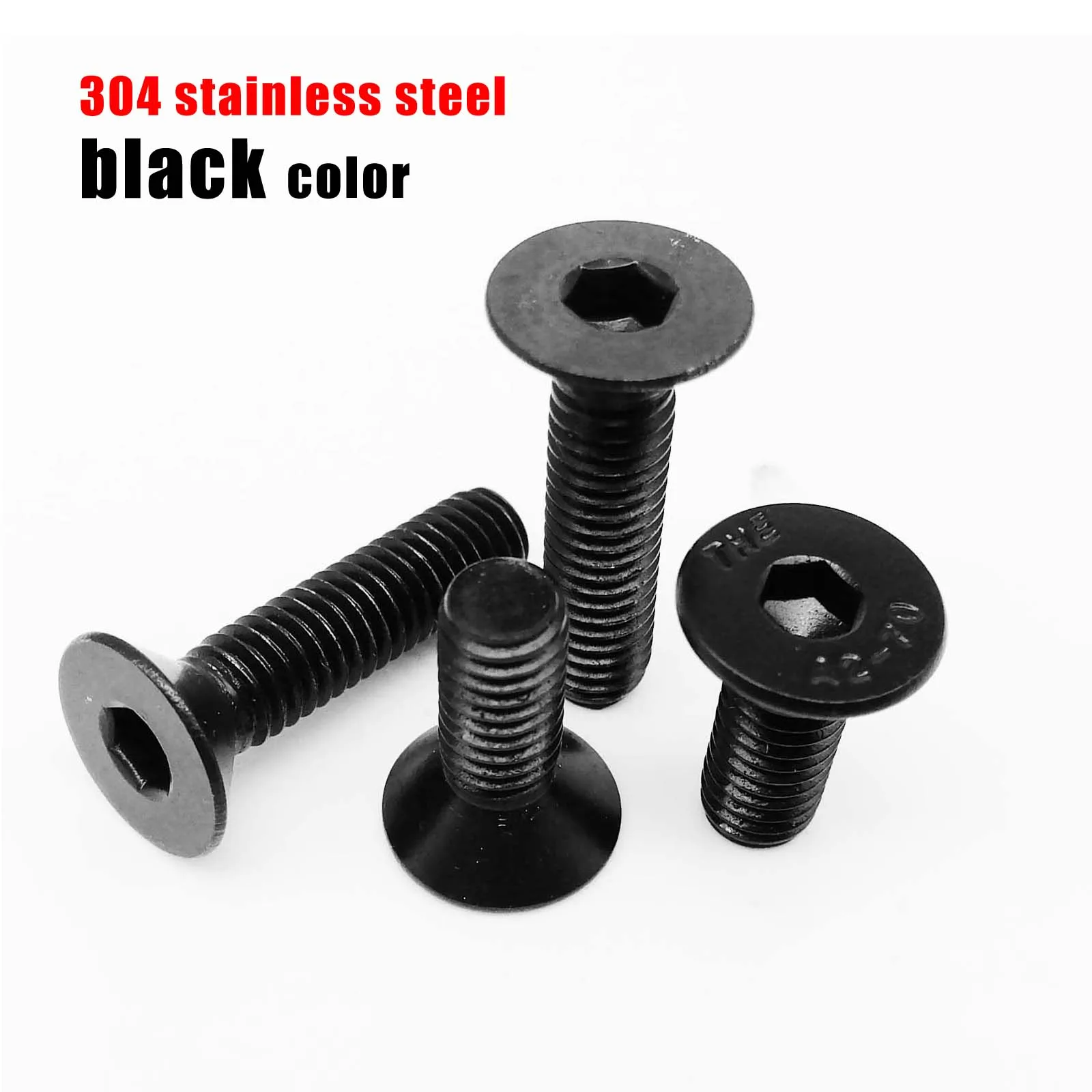 DIN7991 304 Tornillos Allen Tornillos hexagonales de acero inoxidable Tornillo hexagonal M5 * 12 DIN7991 304 Tornillos Allen Tornillos hexagonales de acero inoxidable Tornillo hexagonal M5 * 12