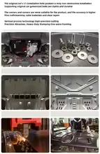 Protezione Sottoscocca Durevole per Volkswagen CC 2010~2018, Scudo Inferiore per Auto