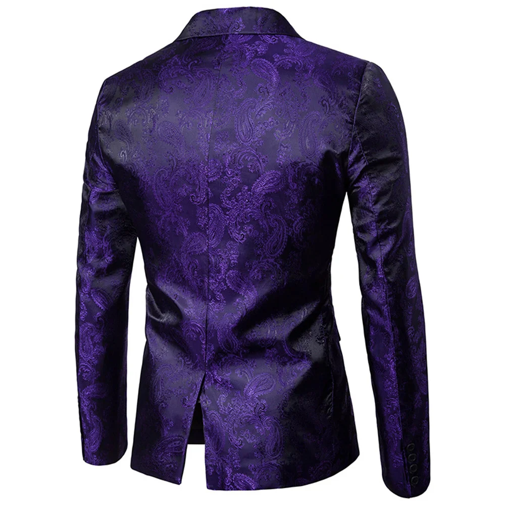 Elegant Male Suit 2023 New in Men Classic Jacquard Suit Jacket Pants 2 Pieces Sets Formal Men's Dance Party Luxury Tuxedo Suits