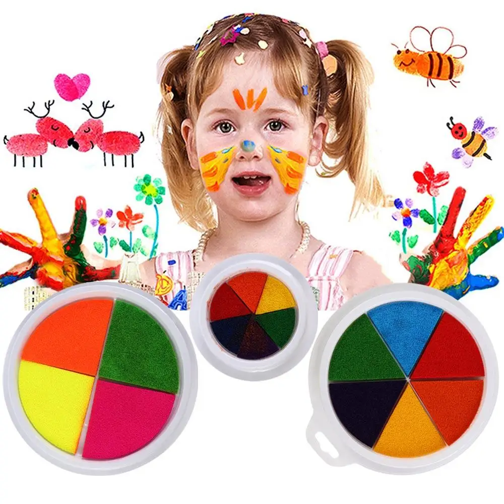Toy Baby Toys for Child Card Making Graffiti Washable Paint Ink Pad Printing Mud DIY Finger Painting Finger Painting Inkpad