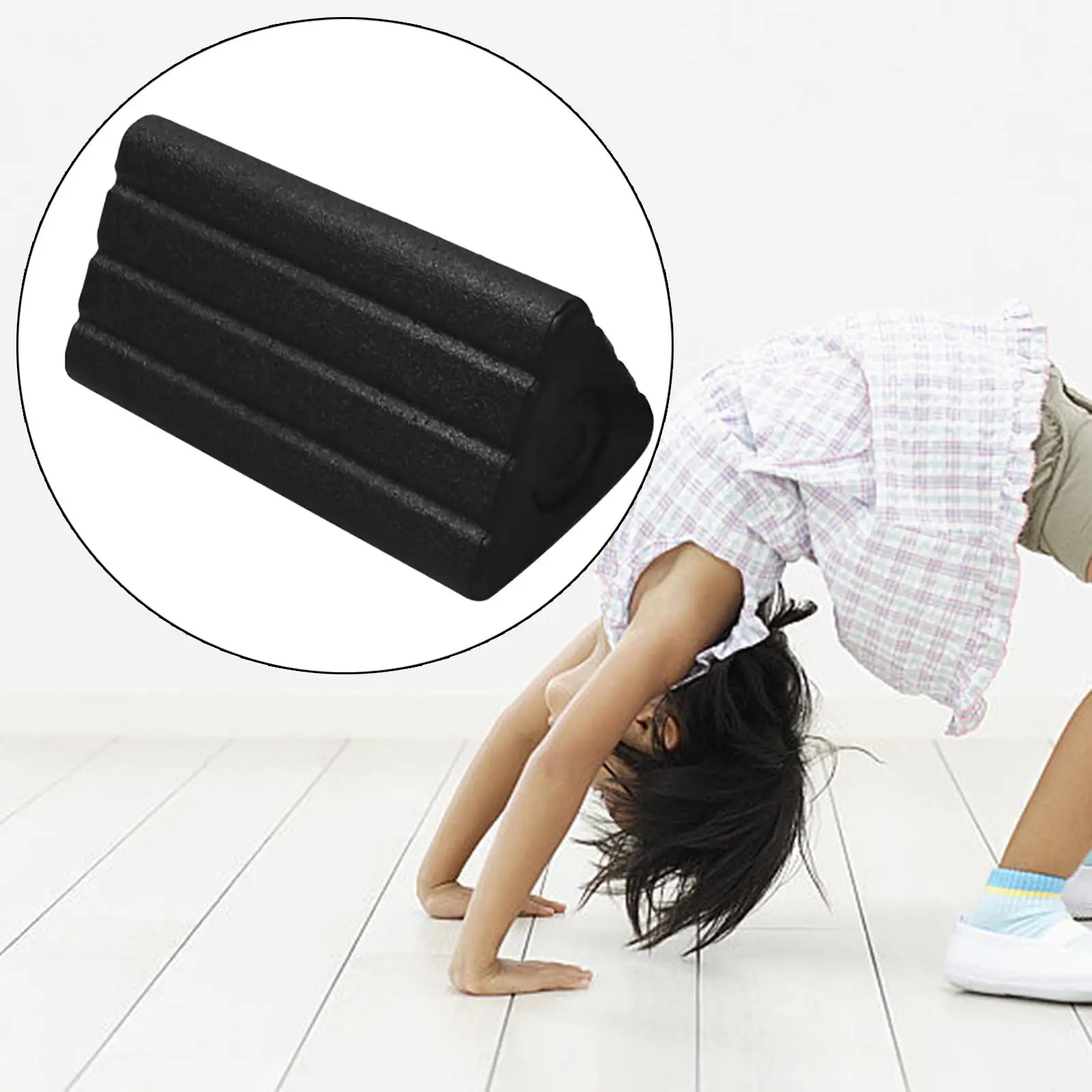 2 In 1 Triangolo Yoga Block Fitness Muscle Roller Allenamento Per Adulti Balance Training Home Foam Roller Yoga Column Roller Yoga Brick