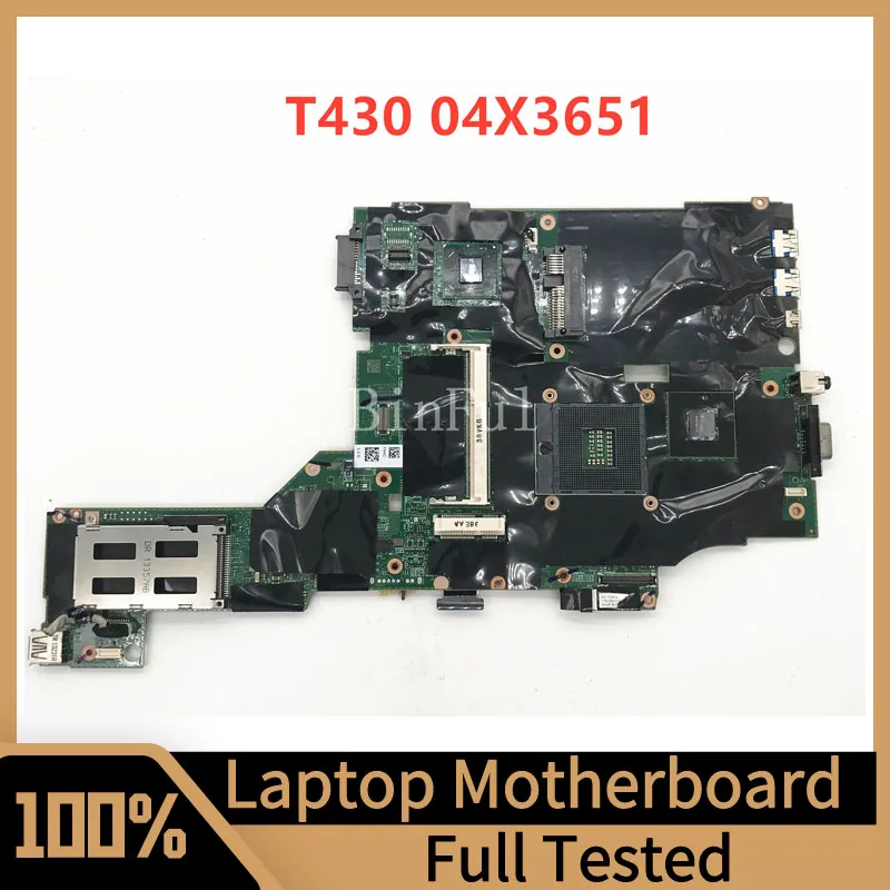 04 X3651 Scheda Madre Per Lenovo Thinkpad T430 Scheda Madre Del Computer Portatile N13P-Ns1-A1 Slj8A Qm77 Ddr3 100% Completamente Testato Funzionante 