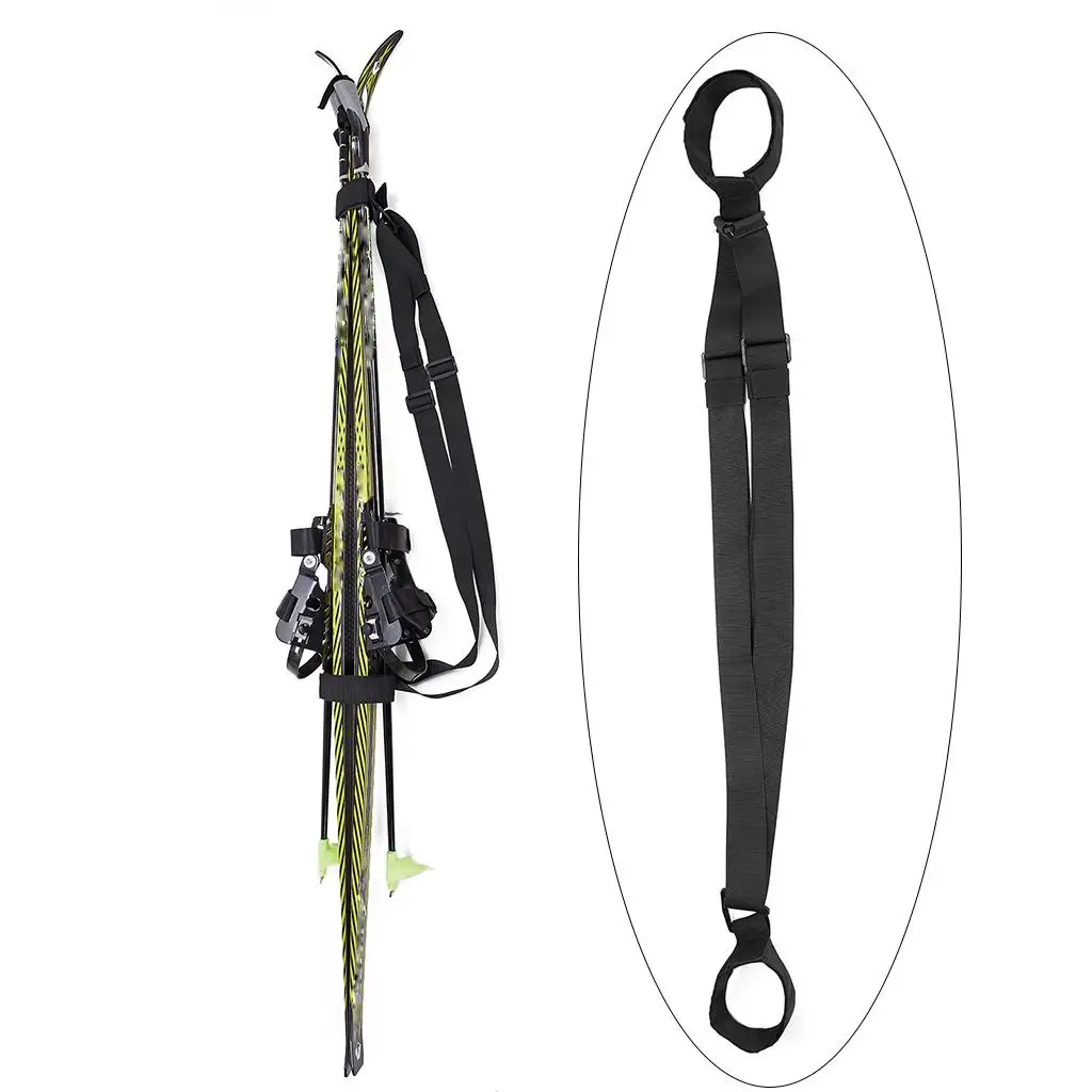 Strap, Adjustable Shoulder Carrier Lash Backpack Straps for Easily Carry Skis and Poles 4