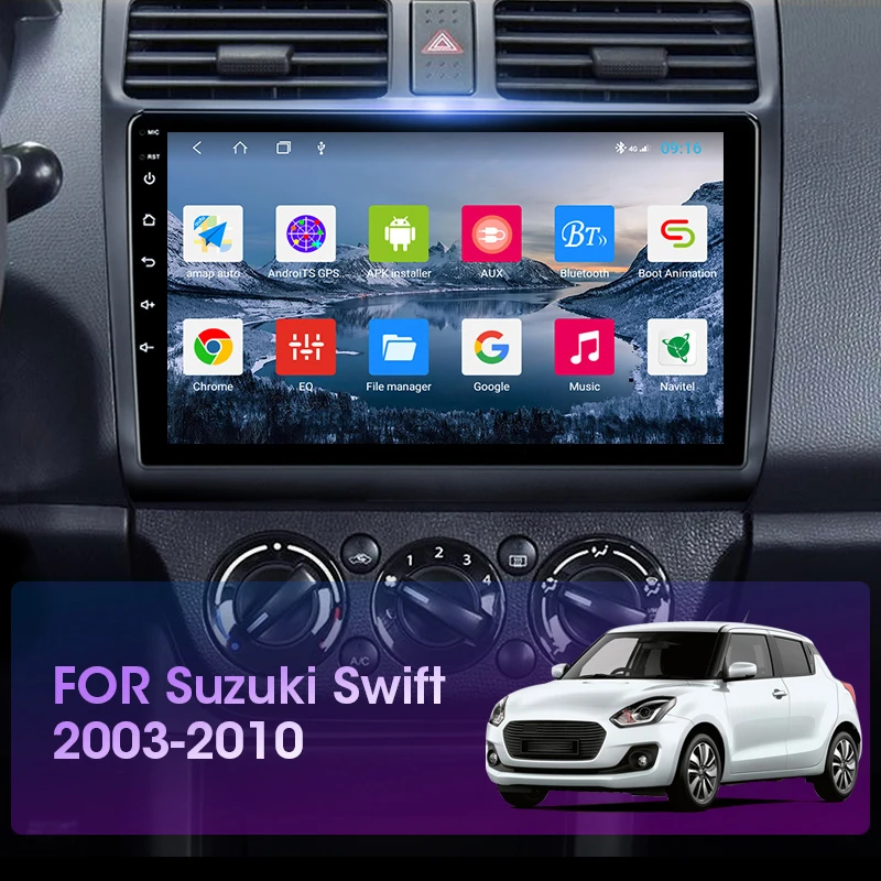 2din Android 11 Car stereo Radio Multimidia Video Player Navigation GPS 4G DSP 2 din dvd CarPlay For Suzuki Swift 2003-2010 car multimedia player car radio wireless carplay adapter wireless carplay smart carplay box navigation multimedia accessories
