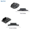 QIUNIU Adhesive Helmet Mount Flat Curved for GoPro Hero AKASO Insta360 Go Pro SJCAM DJI Action Cameras Sticky Pads Accessories 2