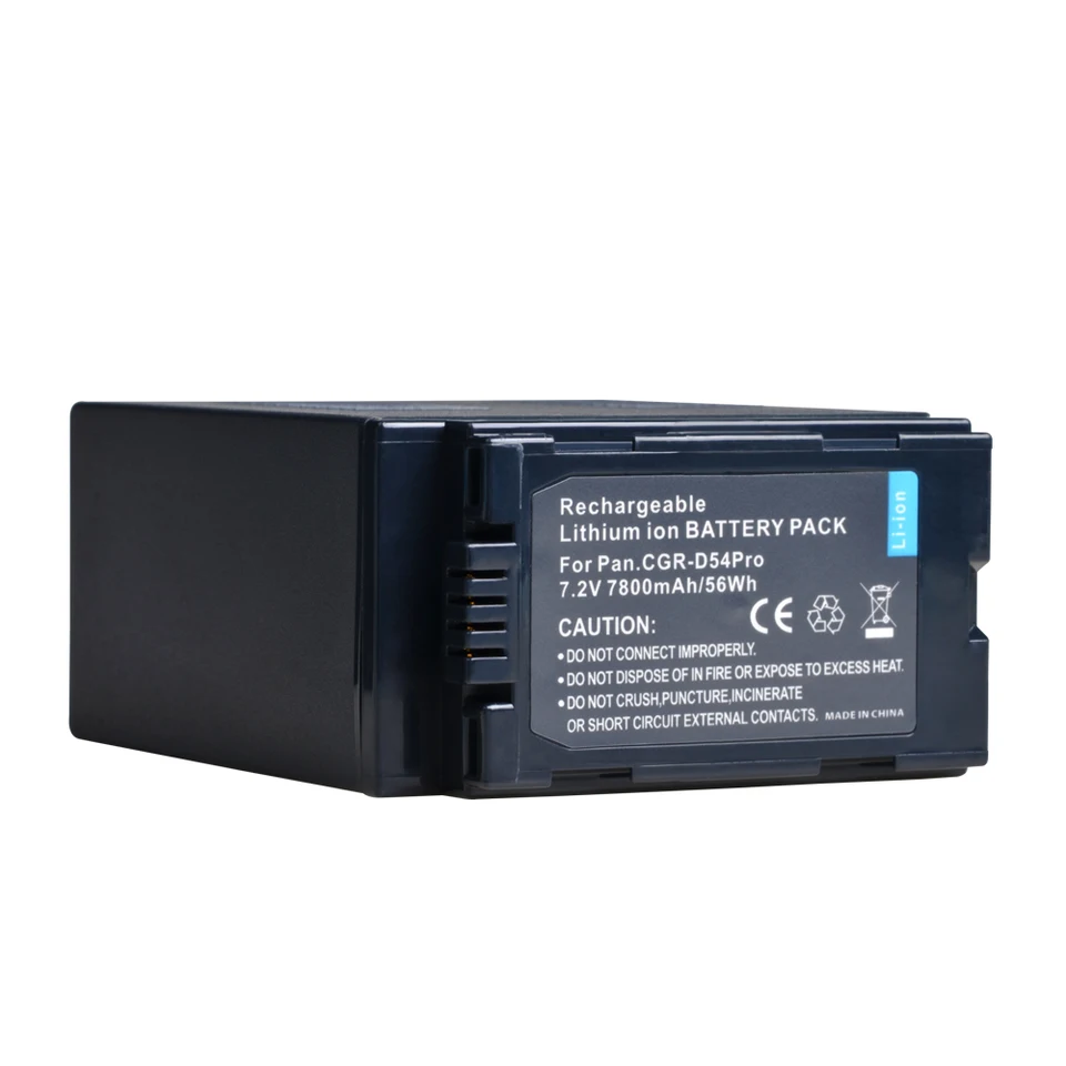 DuraPro 2Pc 7800mAh CGA-D54 CGA D54 D54S Camera Battery for
