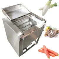 Automatic potato carrot cleaning washing tapioca yuca cassava peeling machine 1