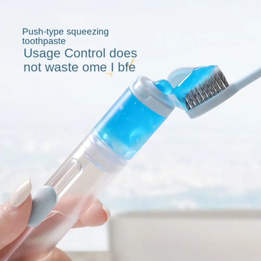 새로운 휴대용 접이식 칫솔 부드러운 건강 칫솔 세트 창의적인 청결 도구 여행용