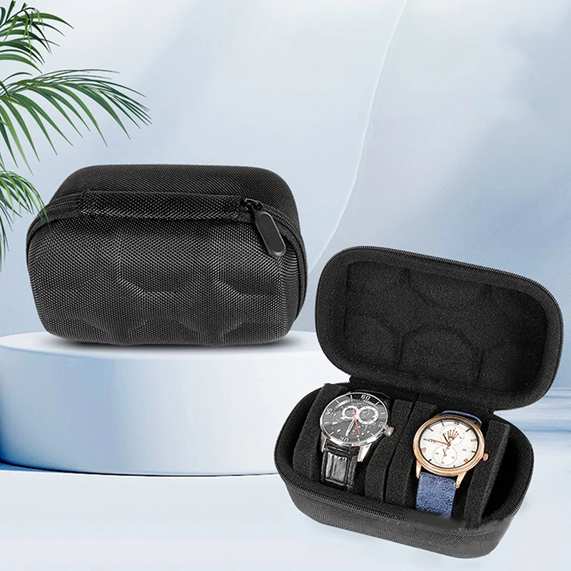 watch storage box watch storage pouch watch storage bag Portable Watch Storage Box Water Proof Zipper Travel Carrying Case EVA Storage Bag for Smartwatch Wristwatch Organizer