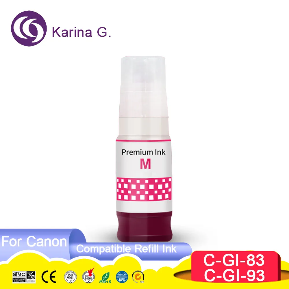 High Quality Compatible Water Based Refill Ink GI-83 GI83 GI 93 GI-93 Refill Ink