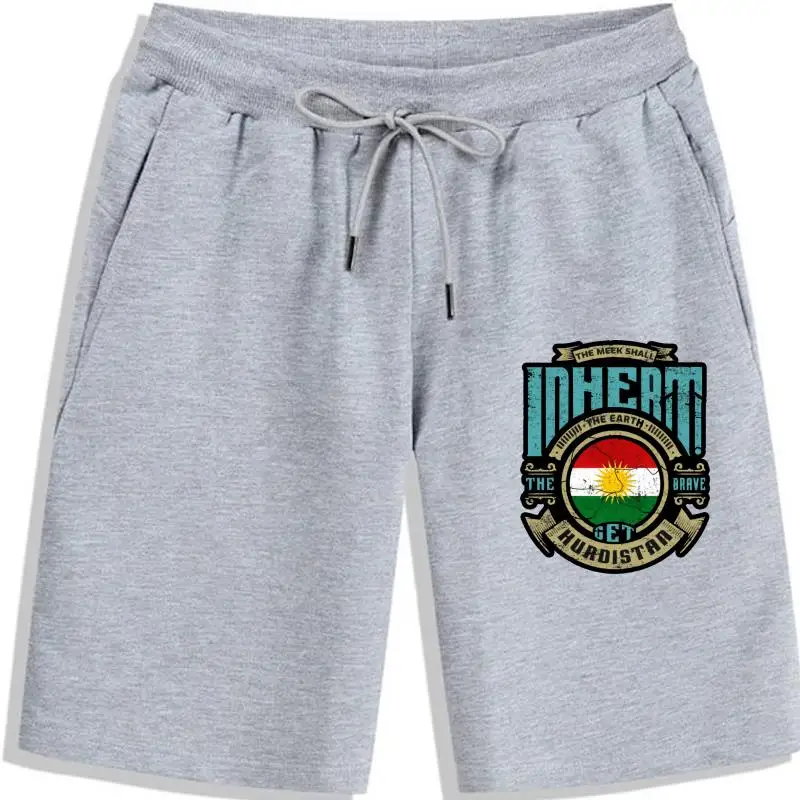 

Kurdistan Home Gift Idea Men's Shorts Summer Solid Color Customize Over printing cool Fashion Famous Normal Cotton Men Shorts