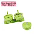 Heart Green 57x53mm