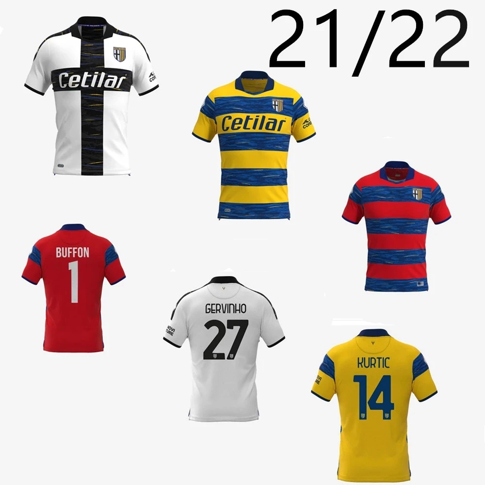 21 22 PARMA CALCIO GOALKEEPER soccer jersey MAGLIA PORTIERE 2021/22 BUFFON 1 KUCO MIHAILA GERVINHO HERNANI JR FOOTBALL SHIRTS 5. |