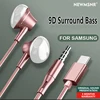 9D Surround Sound Type C&3.5mm Headphones Volume Control Headset With HD Mic Wired Earbuds For iPhone15/Samsung Galaxy Earphones 1