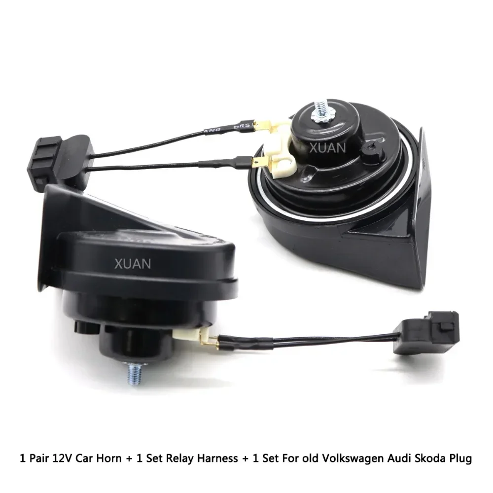 Car Auto Horn Snail Horn For old Volkswagen C-TREK T-Roc Tharu TAYRON T-Cross Audi S3 S4 S5 S6 S7 S8 SQ5 R8 RS 3 4 5 6 7