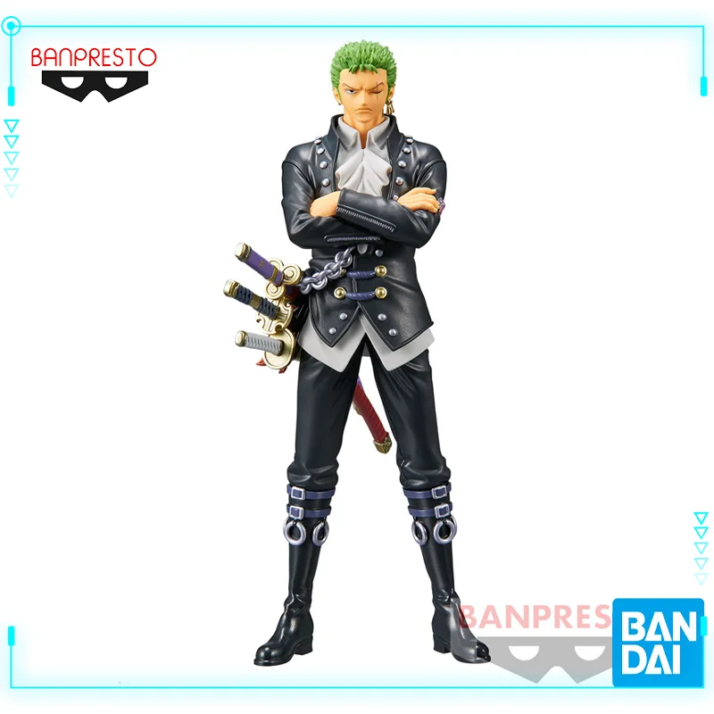 

Bandai Original Genuine Banpresto DXF One Piece Film Red MEN Vol.3 17cm Roronoa Zoro Action Figure Model Toys Xmas Gift for Kids