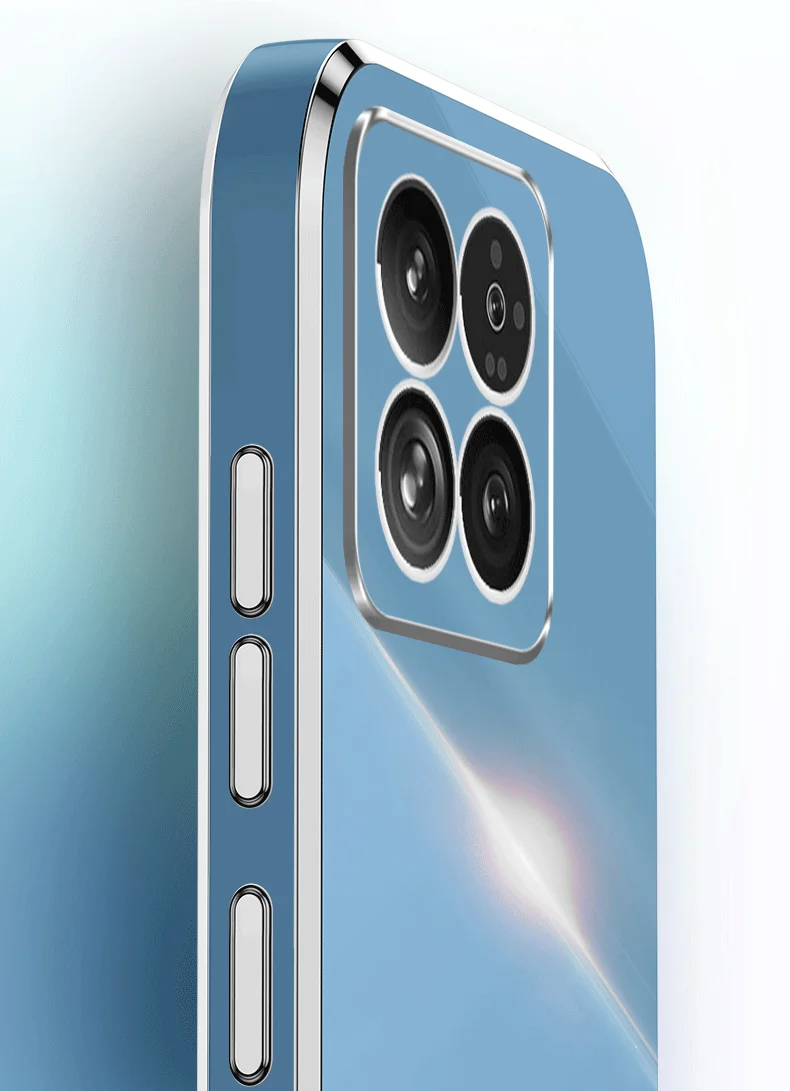 6D elektropläterat fodral för Xiaomi 14 Ultra Civi3 13T POCO C55 X5Pro Redmi Note 13 12 Pro Plus 12C 12r 12s skal_voghion.com