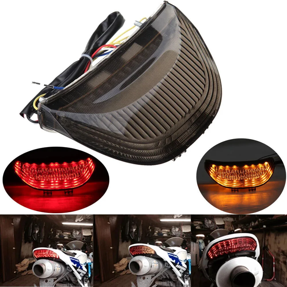 

Smoke LED Motorcycle Turn Signal Brake Stop Rear Tail Light Running Taillight For Honda CBR 600RR CBR600RR 03-06 CBR1000RR 04-07