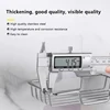 Stainless Steel Bathroom Corner Shower Shelf Wrought Iron Shampoo Storage Rack Holder With Suction Cup Bathroom Accessories 6