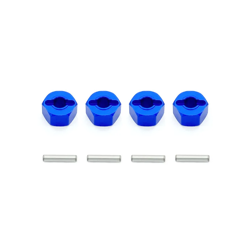 

4Pcs Metal 12Mm Wheel Hex Hub Adapter For MJX H16 16207 16208 16209 16210 1/16 RC Car Upgrades Parts Accessories