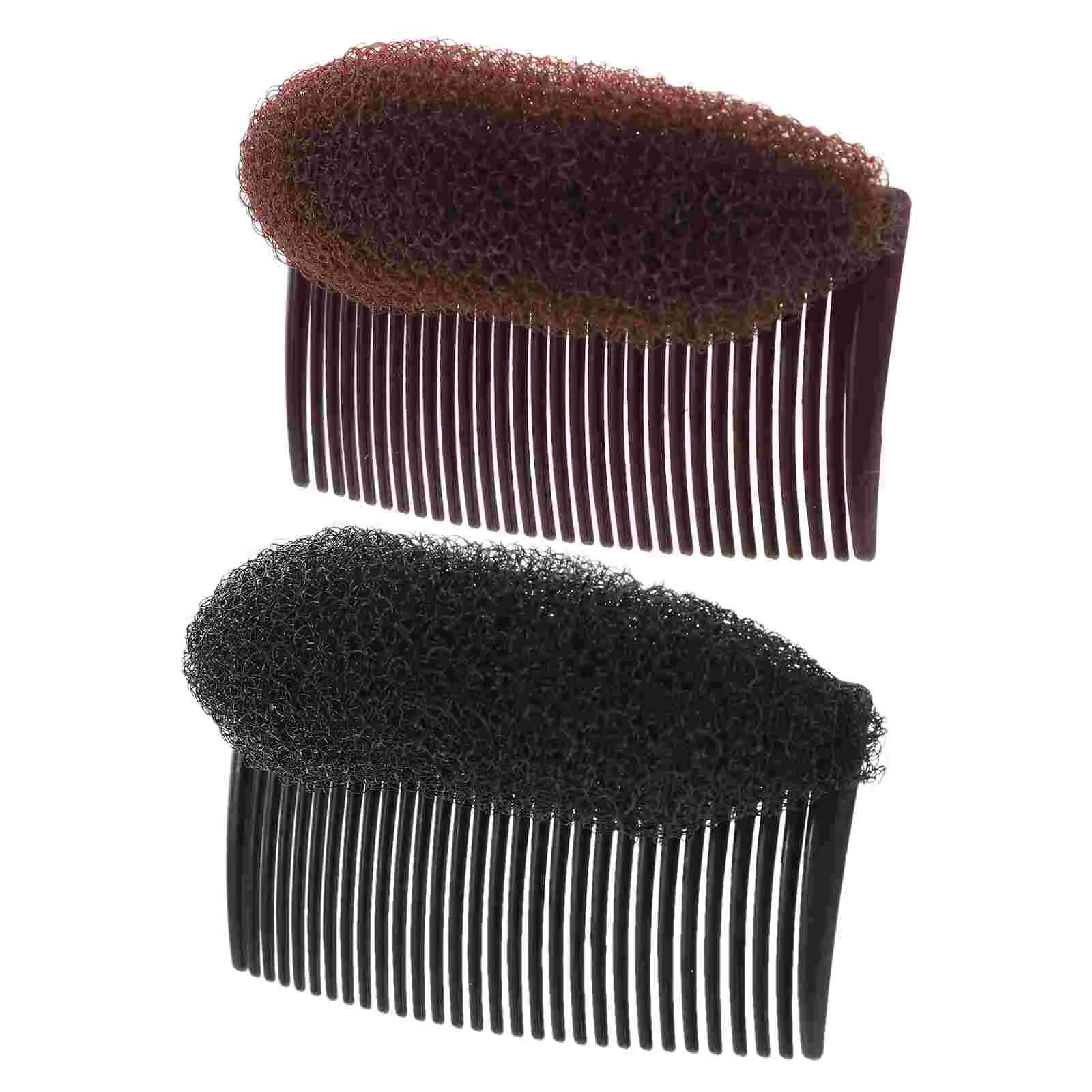 4 Pcs Volume Insert Hair Comb Clips for Bun Maker Korean Style Topper Accessories Safe Material Lasting Use Hairstyle