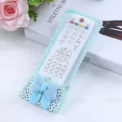 Cute and Durable Remote Control Bow Cover Dust Bag (Blue small)