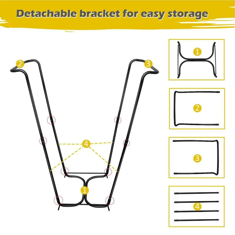 

Garbage Bag Rack Durable Metal Leaf Bag Support Stand Versatile Leaf Bag Holder Outdoor Yard Work Trash For Outdoor Yard Leaves