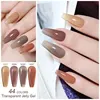 NAILCO 6pcs Ice Transparent Jelly Nail Gel Polish Set Nude Pink Crystal Color Semi Permanent Hybrid Varnish Soak Off Nails 5