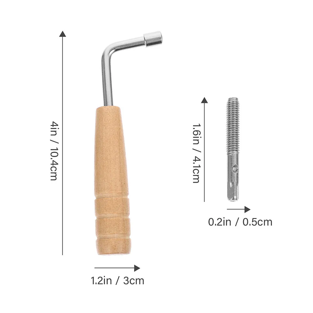 1세트 리어 하프 스트링 튜닝 핀 L자형 렌치 전문 수리 도구 턴 핀 네일 하프 악기 부품 교체