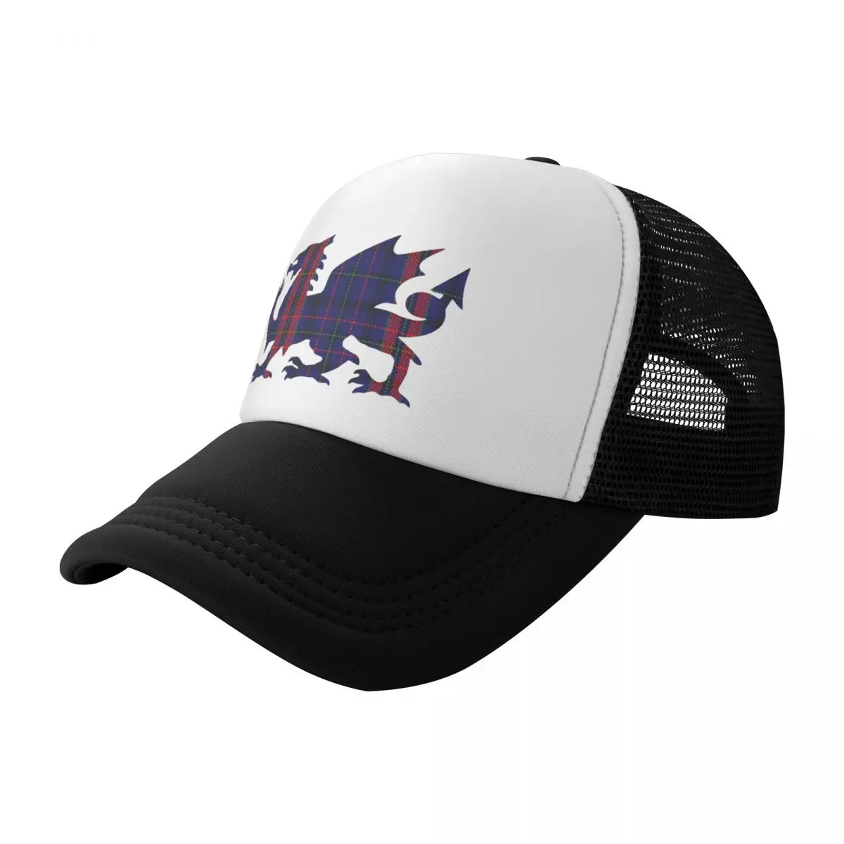 

Hughes/Pugh Family Welsh Dragon Tartan Baseball Cap New In The Hat New Hat Dropshipping Women's Hats For The Sun Men's