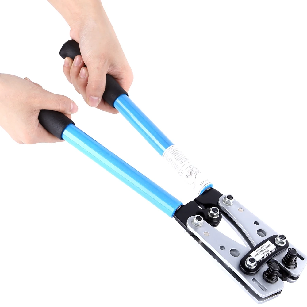 

Professional 6-50mm Plug Crimp Plier Hex Crimper Crimping Tool Battery Cable Lug Crimper Plier Handle Cutter Tools