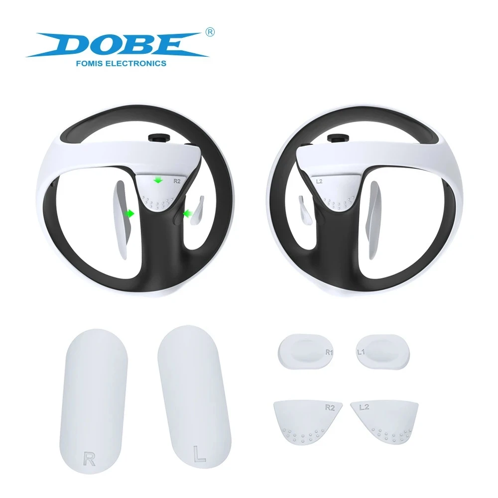Per Ps5 Vr2 Maniglia Di Gioco Pad In Silicone Antiscivolo Pad Di Protezione Chiave 6 In 1 Vr Adesivo Chiave Antiscivolo Tp5-2512