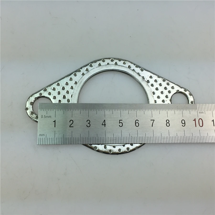 2 Pcs for The Chery for QQ Car Muffler Interface Pad Chery 372 0.8 Displacement Exhaust Pipe Gasket 1.1L 472