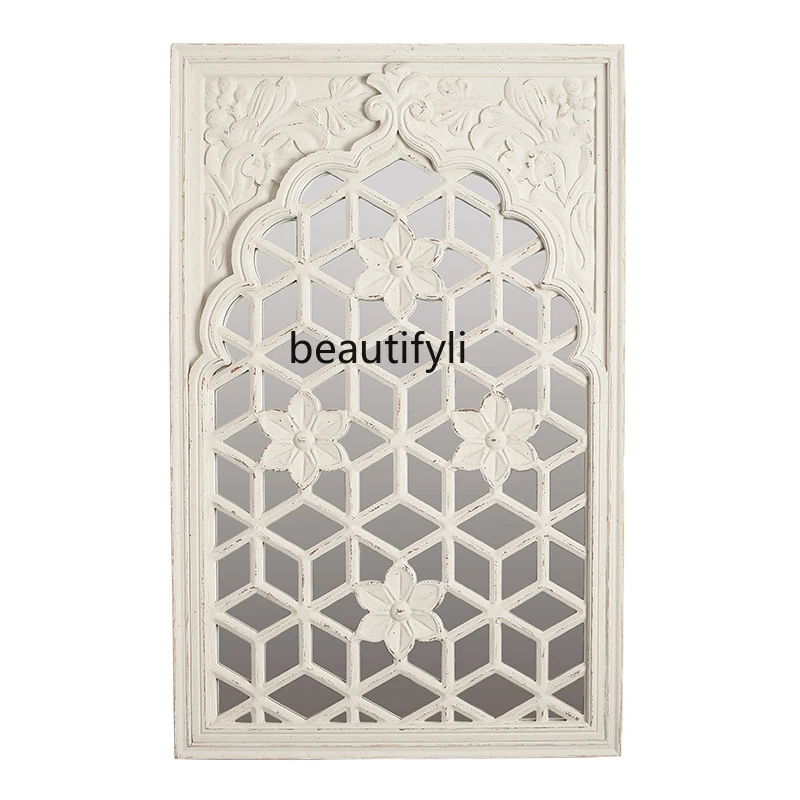 

French Wall Decoration Wall Decorative Art Mirror Retro Stair Bedroom Background Wall