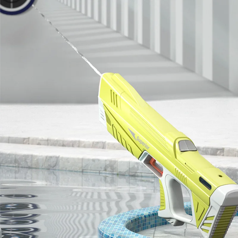 43cm Full Electric Automatic Water Storage Gun Toys Portable Children Summer Beach Outdoor Fight Fantasy Toys for Boys Kids Game 2