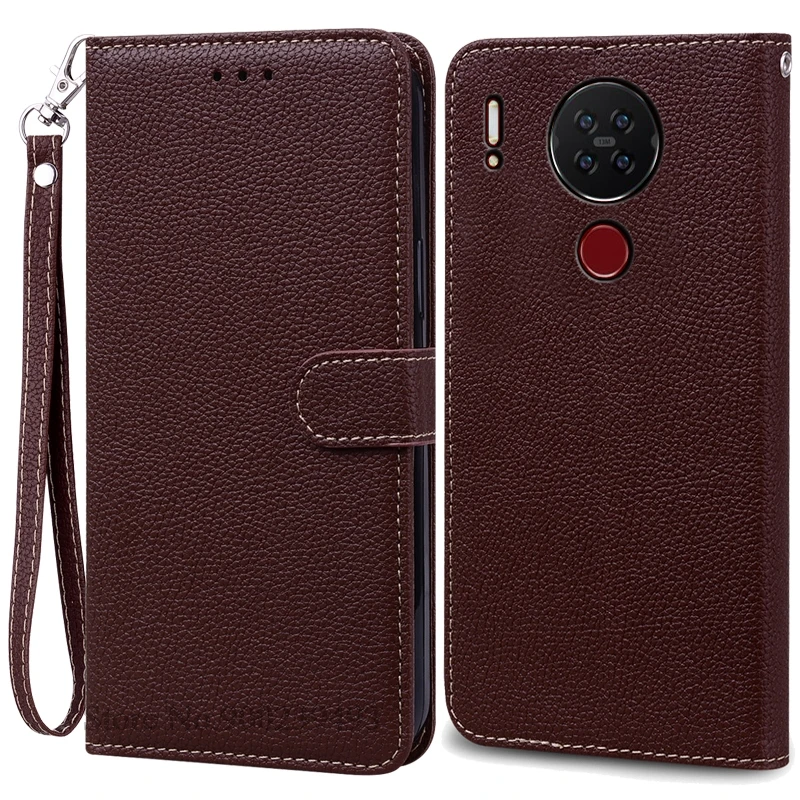 Elegant Leather Flip Wallet Phone Case with Bumper Protection