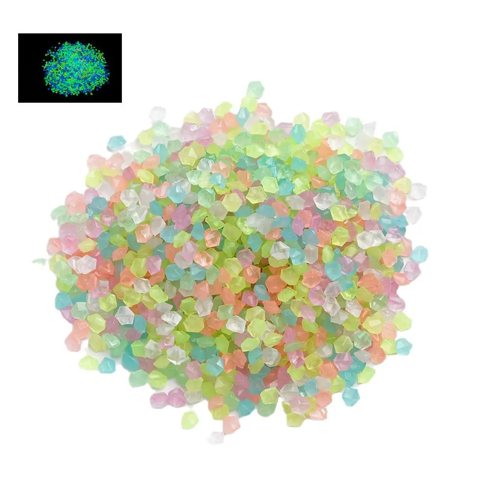 1000/3000/5000/10000/30000pcs Garden Decoration Pebbles Luminous Stone Glow In Dark Decorative Outdoor Garden Decoration