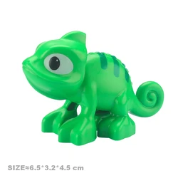 Large Farm Animal Building Block Set - Educational Assembly Toys (Green Lizard)