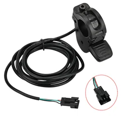 Universal Electric Bicycle/Scooter Thumb Throttle Accelerator Attachment (SM Plug)