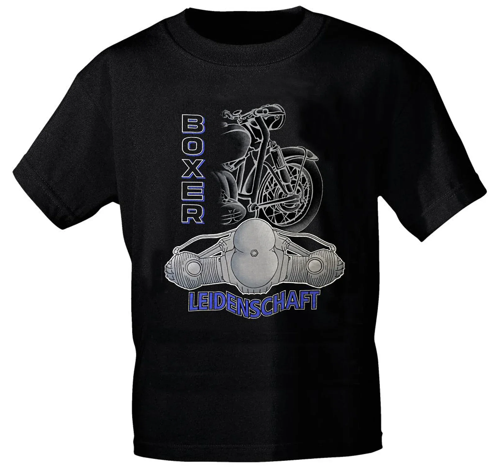 Pasja Motocykl Bokser Silnik Garaż Motocyklista T-Shirt 100% Bawełna Z Okrągłym Dekoltem Z Krótkim Rękawem W Męska Koszulka Rozmiarze S-3Xl