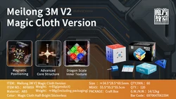 Magnetic Speed Cube - Professional Puzzle Toy (3M V2 Magic UV)