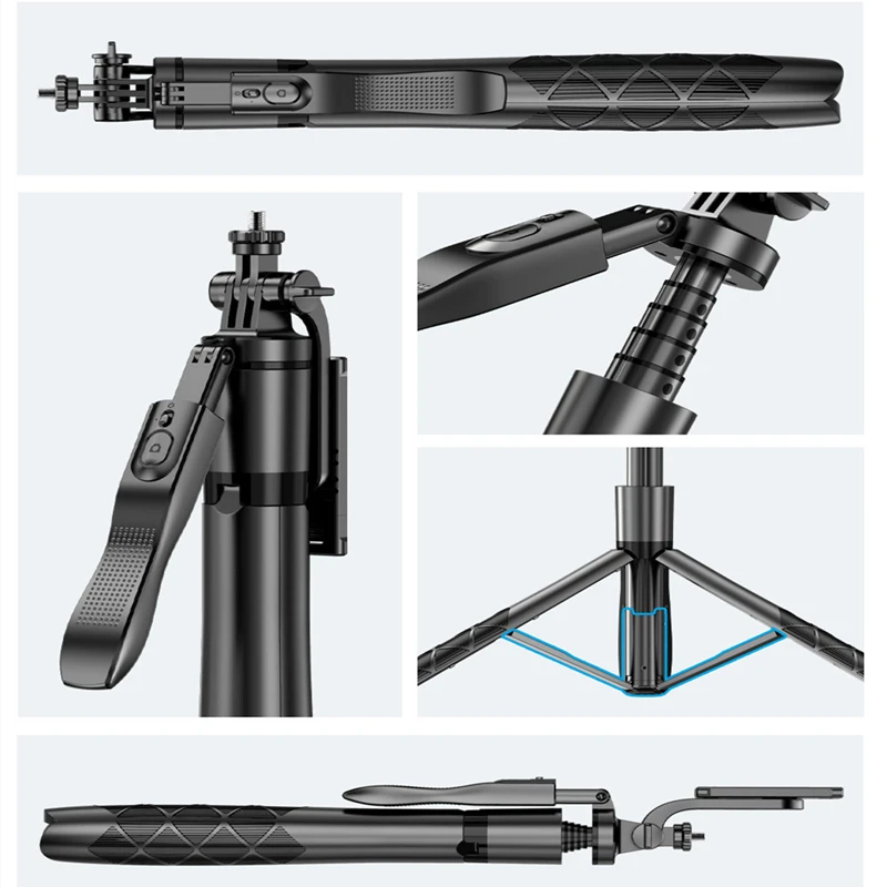 Wireless Selfie Stick Tripé Stand Monopé Dobrável para Câmeras de Ação Gopro Smartphones Balance Steady Shooting Live Fgclsy-l16 - Image 5