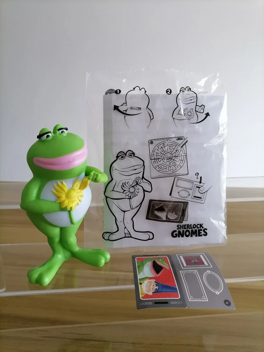 McsDonals Toy Sherlock Gnomes Cartoon Film Characters Frog Figure
