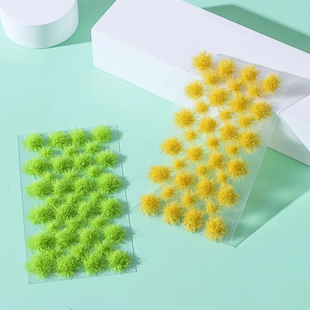 39PCS Static Grass Tuft Clusters for Micro Landscape and Wargame Scenery