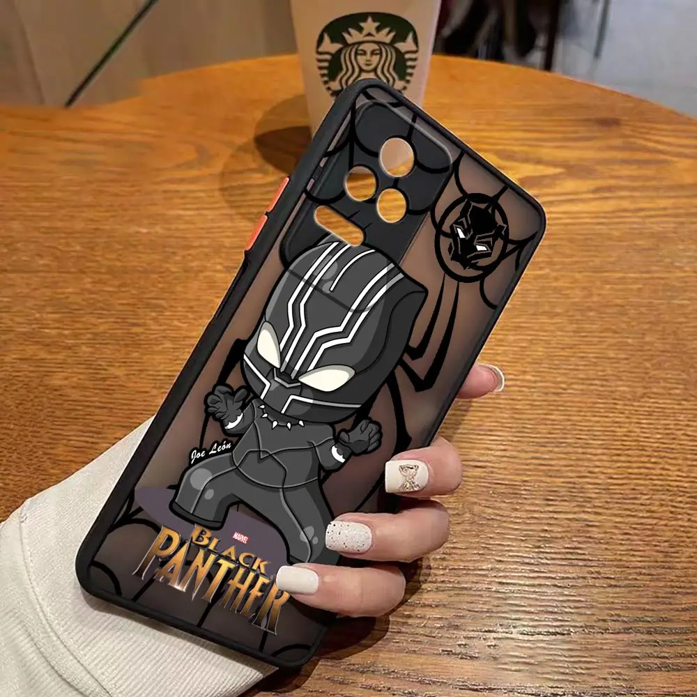 thumbnail image 1 of Funda mate para Redmi A1 K50 K40 GAMING K30 K20 10X 10C 10 9C 9T 9A 9 8 PRO 4G 5G Funda Shell Marvel Avengers Anime dibujos animados, 1 of 5