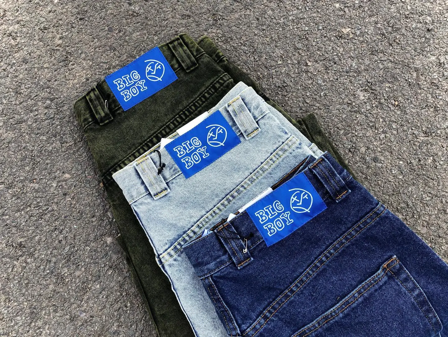 Streetwear Polar Big Boy Retro Blue Denim Gym Shorts Men Basketball Hip Hop Cartoon Graphic Embroidery Y2K Pants denim shorts